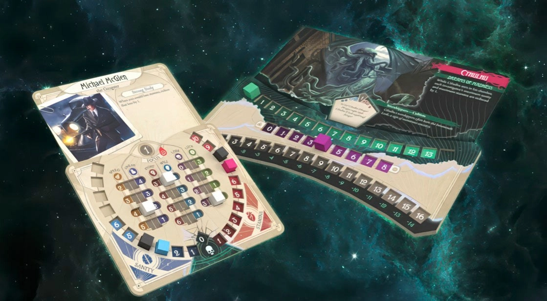 Arkham Horror: Das Brettspiel Remastered: Neue Dashboards für besseren Spielfluss und Übersicht