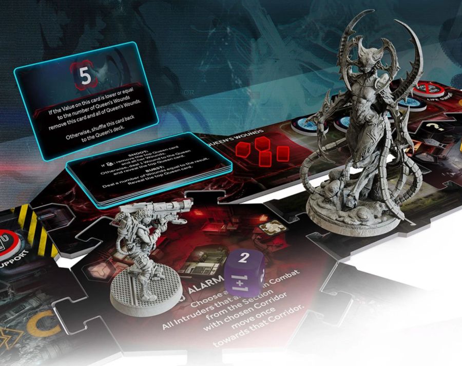 ...und  treffen auf gutausehende, aber nicht unbdingt gutmütige Aliens (hier die Primeblood Queen).