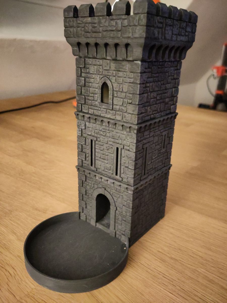 Dice-Tower aus dem 3D Drucker