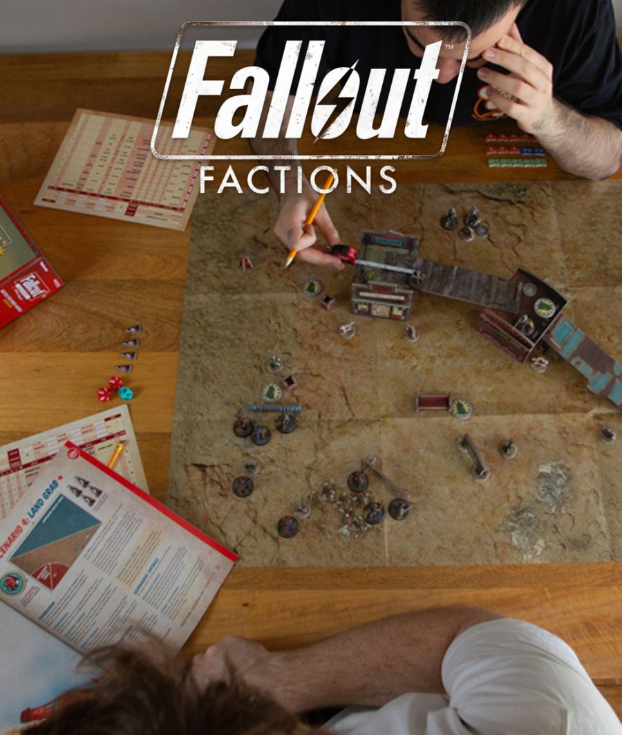 ... während Fallout: Factions uns den Spieler gegen Spieler-Spaß auf den Spieltisch bringt …