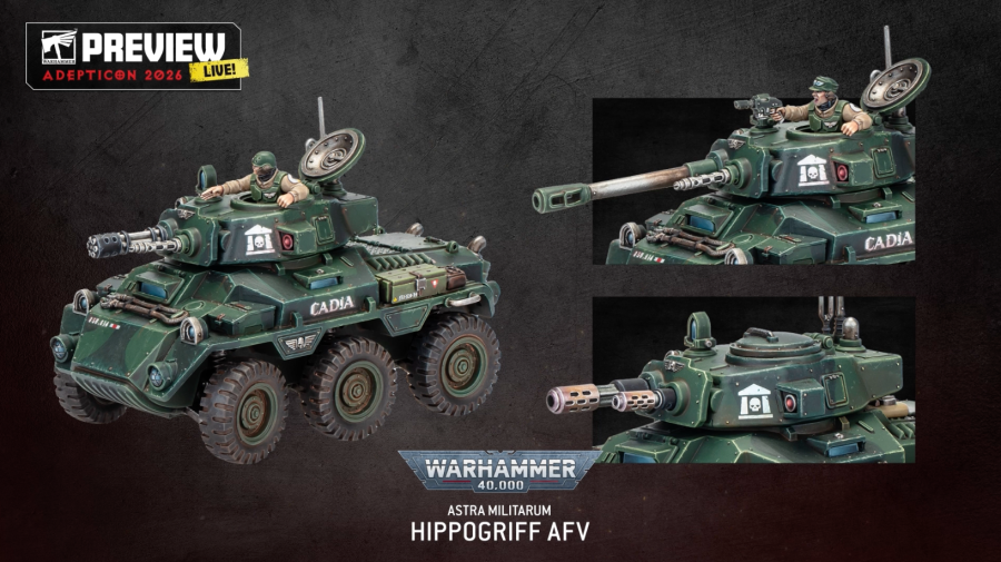 Die neuen Astra Militarium Vehikel-Modelle …