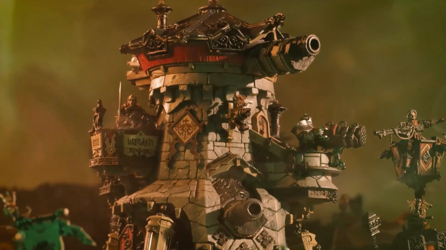 … wie dieser mobile, feuerspeiende Kanonenturm.