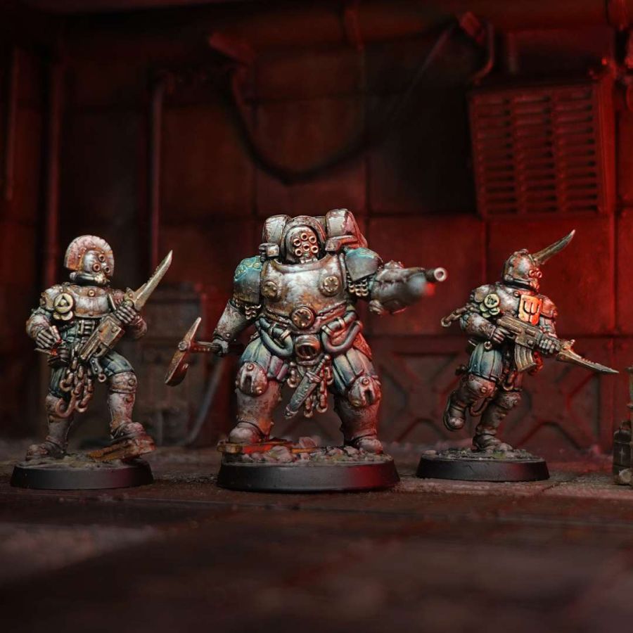 Trench Crusade: Carcass Front: Urige Modelle der Naval Raiders