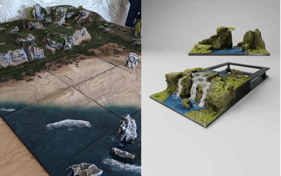 Bild zum Beitrag: Kickstarter: Modulares Tabletop-Gelände für den 3D-Druck