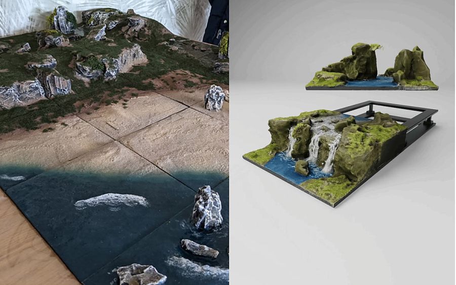 Bild zum Beitrag: Kickstarter: Modulares Tabletop-Gelände für den 3D-Druck