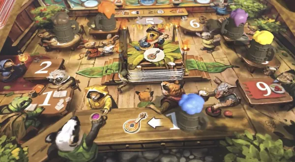 Everdell Journeys: Die Taverne ist der Mittelpunkt für Geschichten und Lieder …