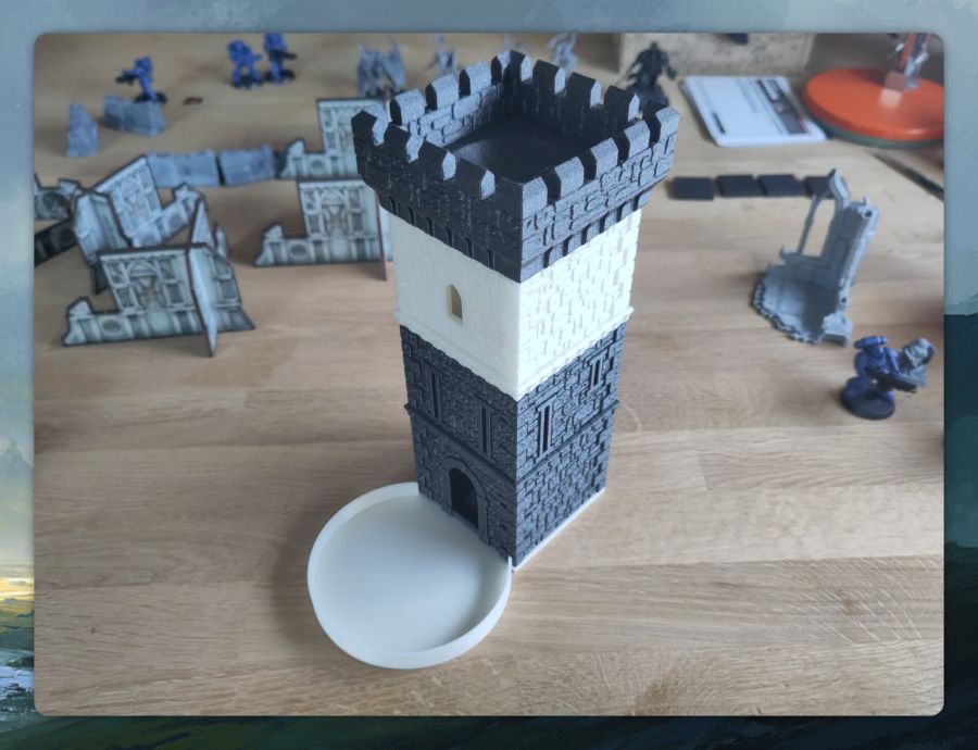 Dice-Tower aus dem 3D Drucker