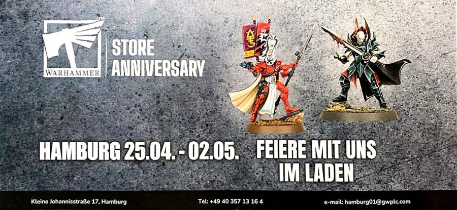 Warhammer Store Hamburg Anniversary 25.04-02.05.26