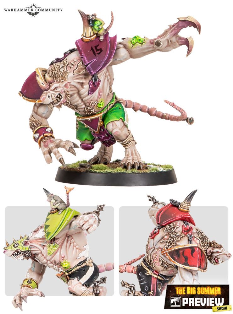 Bloodbowl: Rattenoger mit Bauoptionen