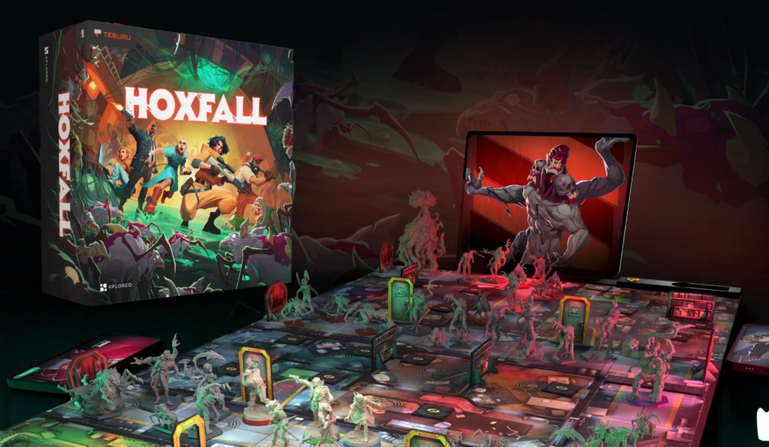 Bild zum Beitrag: Hoxfall: Ist das noch ein Brett- oder schon ein Videospiel?