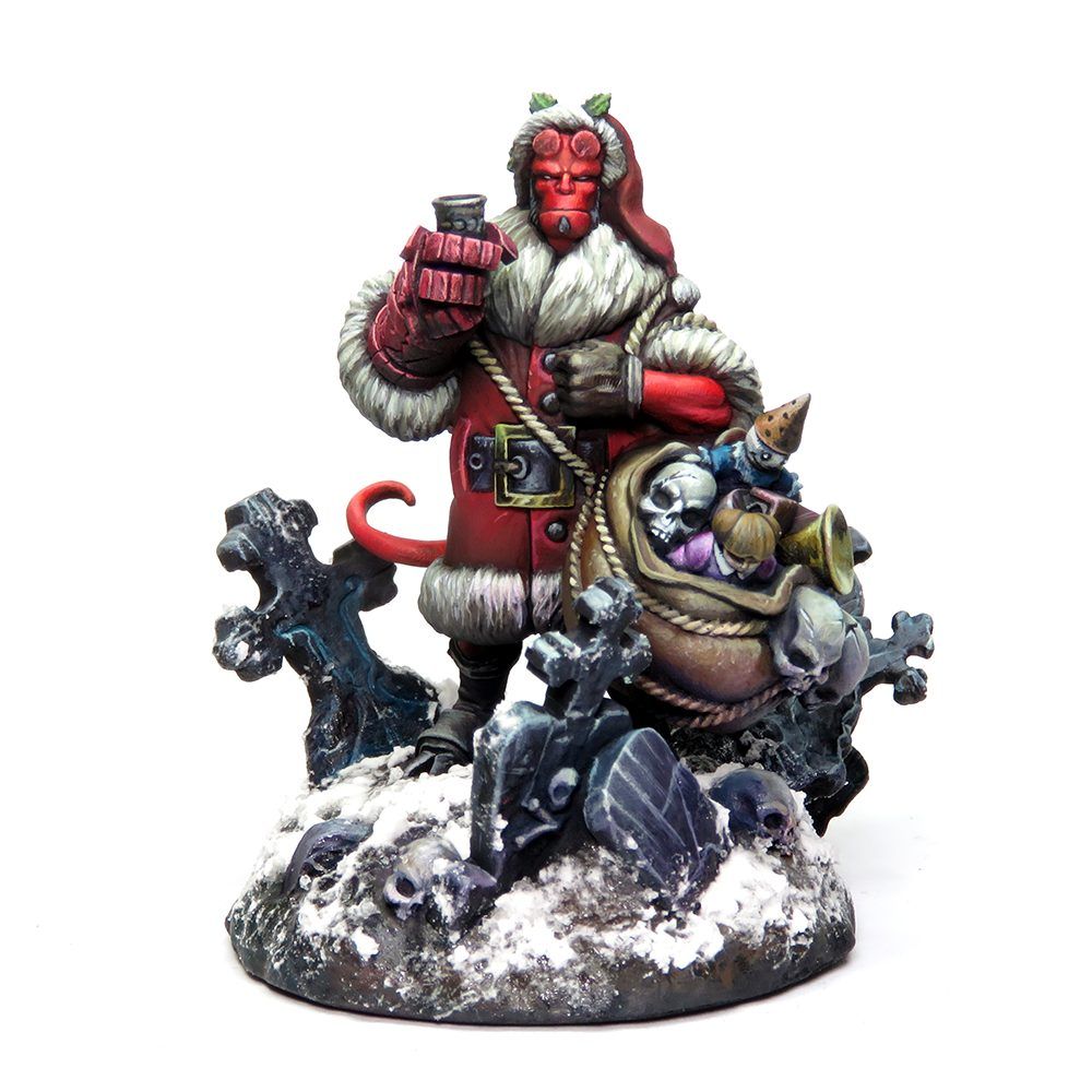 Ebenfalls als Special: Hellboy Adventsklander mit Hellboy-Weihnachtsmann-Miniatur