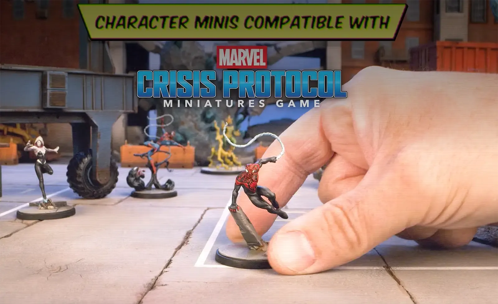 Die Helden sind optional einsetzbar im Marvel: Crisis Protocol Skirmisher (Karten liegen bei) …