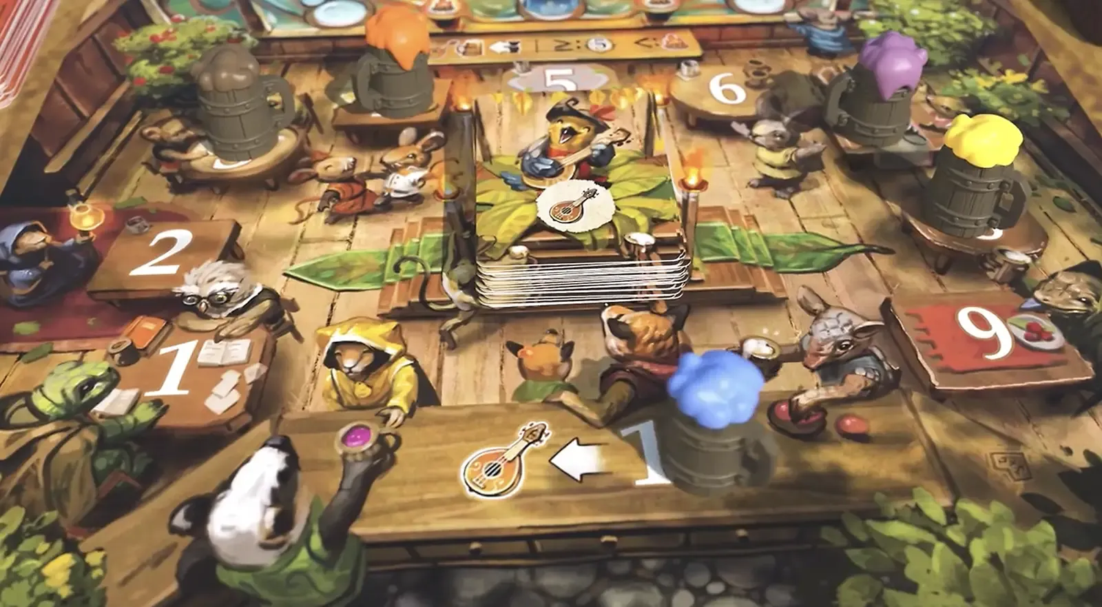 Everdell Journeys: Die Taverne ist der Mittelpunkt für Geschichten und Lieder …