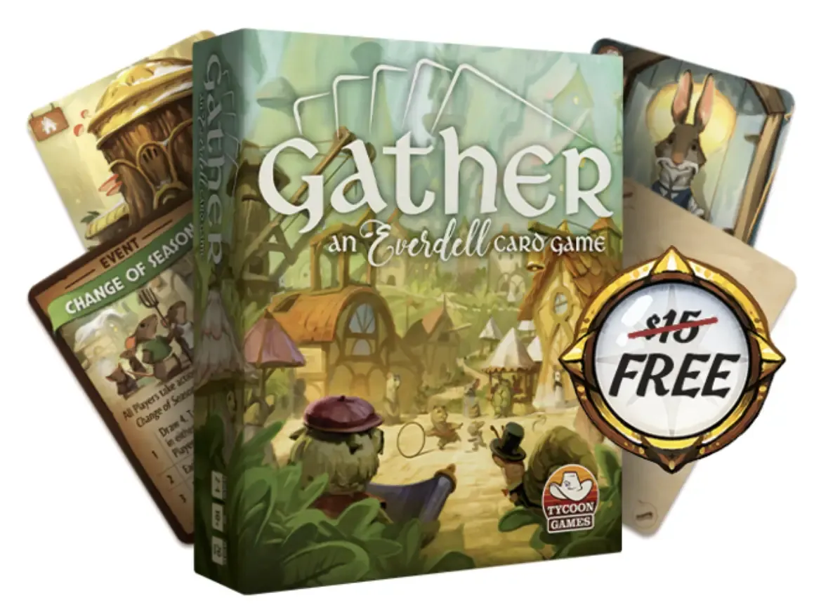 Ein Extraspiel als Kickstarter-Extra: Everdell Gather