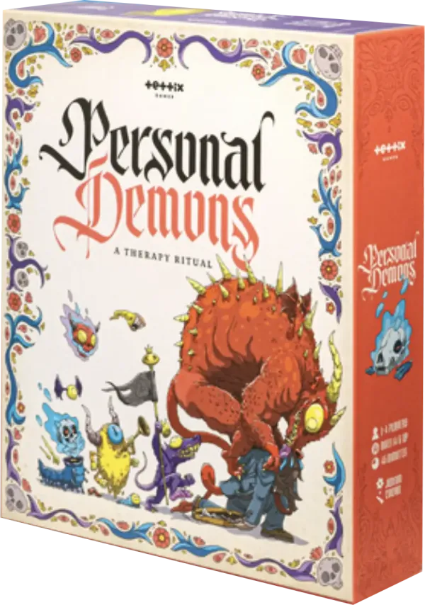 Personal Demons von Judson Cowan (Tettix Games) – Das Brettspiel erscheint  in Deutsch bei Boardgame Circus